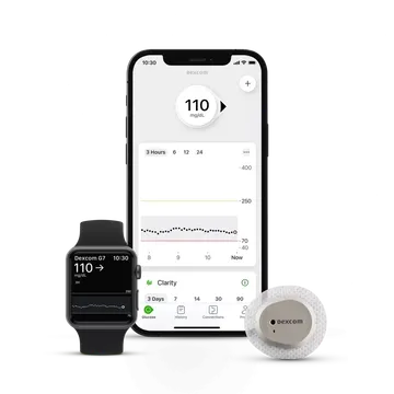 A continuous glucose monitor your care team reads for you